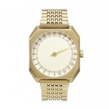 Slow Jo 04: Gold Steel / Creme Dial