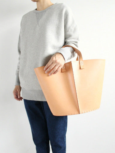 Hender Scheme Hand Sewn Bucket - natural