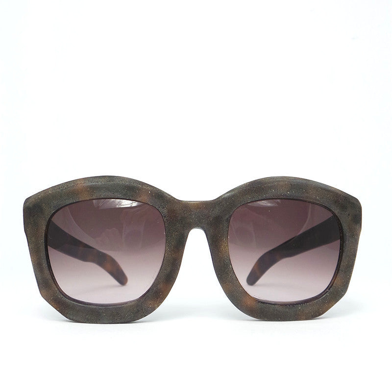 Kuboraum B2 Sunglasses Plum: K0.01 Burnt/Havana