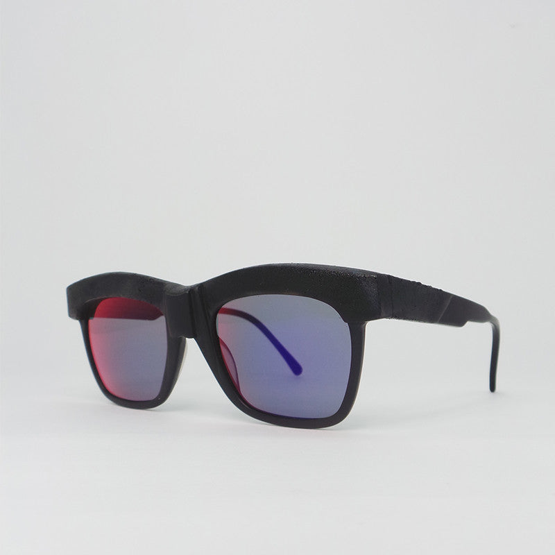 Kuboraum K6 Sunglasses - K0.02 Black Burnt Mask with InfraRed Lens