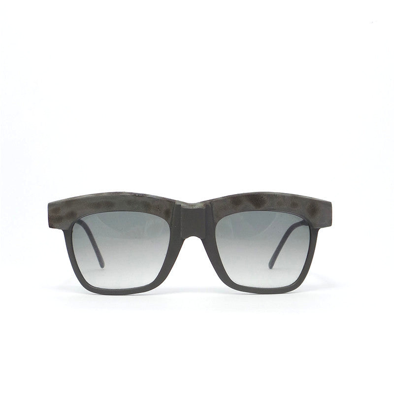 Kuboraum K6 Sunglasses  - K0.02 Gray Burnt Mask with Light Gray Lens