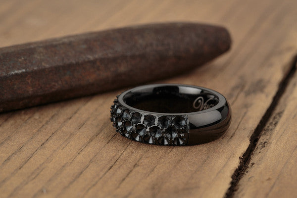 Vitaly Anti-Stone Ring - Black