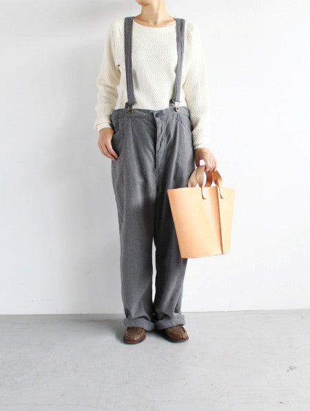 Hender Scheme Hand Sewn Bucket - natural
