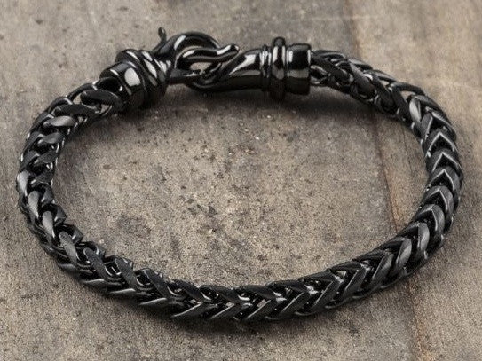 Vitaly Kusari Bracelet - Matte Black