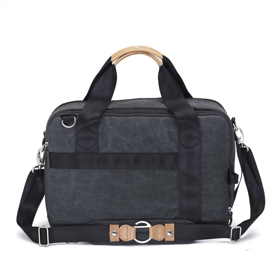 Qwstion Office Bag: Washed Black
