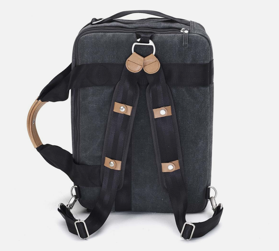 Qwstion Office Bag: Washed Black