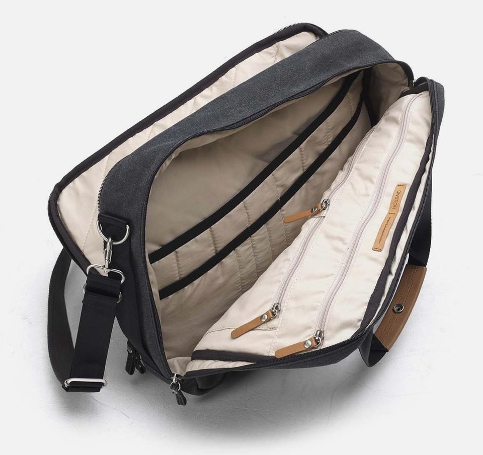 Qwstion Office Bag: Washed Black