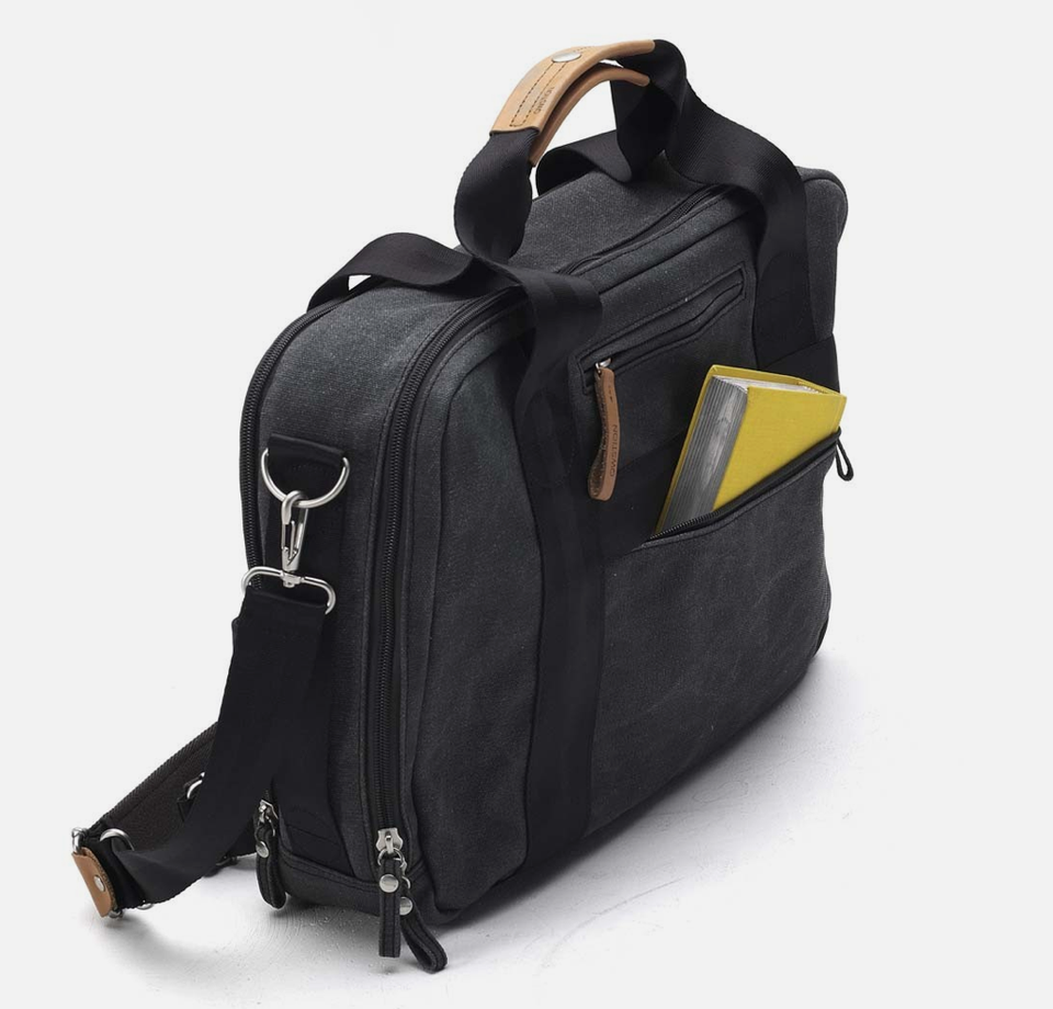 Qwstion Office Bag: Washed Black