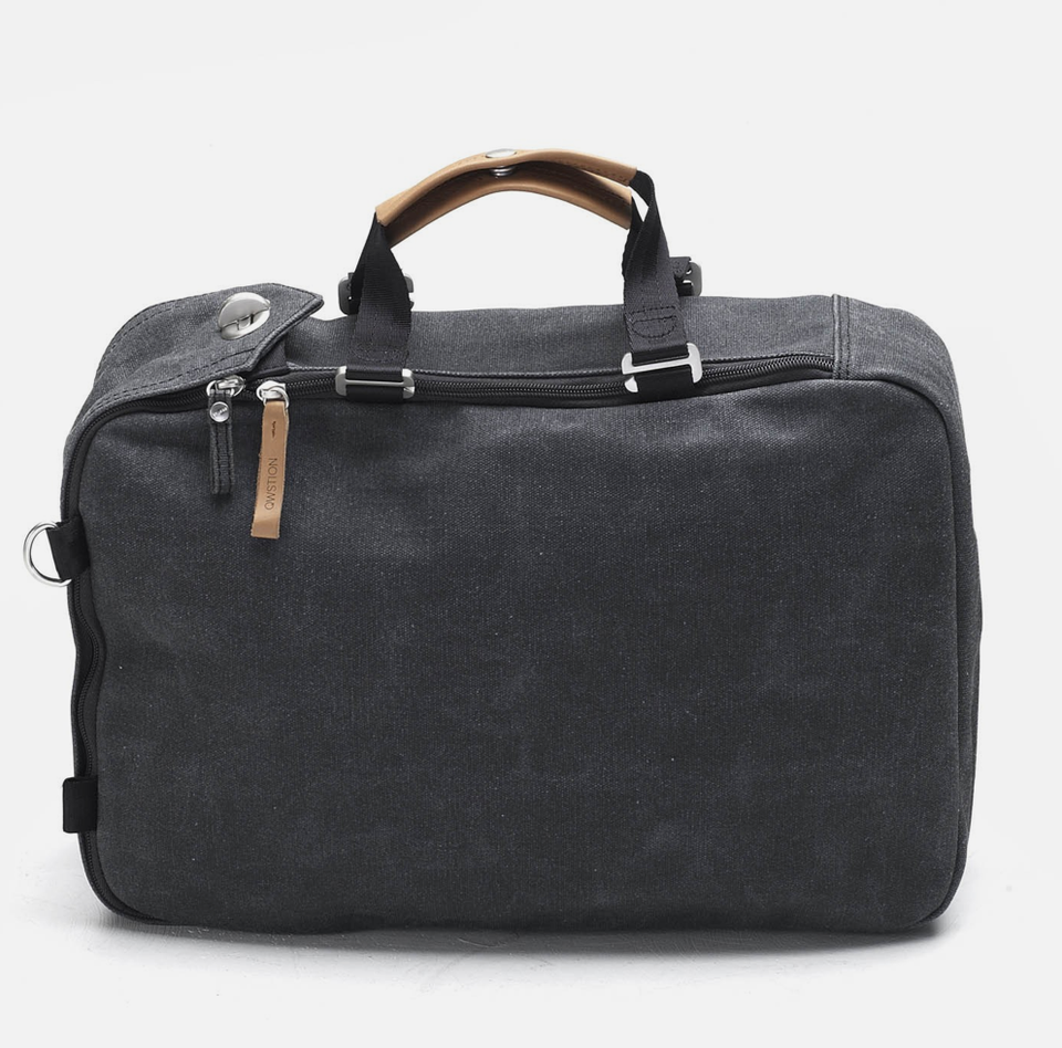 Qwstion Daypack: Washed Black