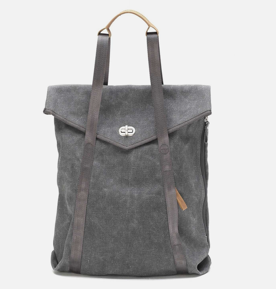 Qwstion Tote Bag: Washed Grey