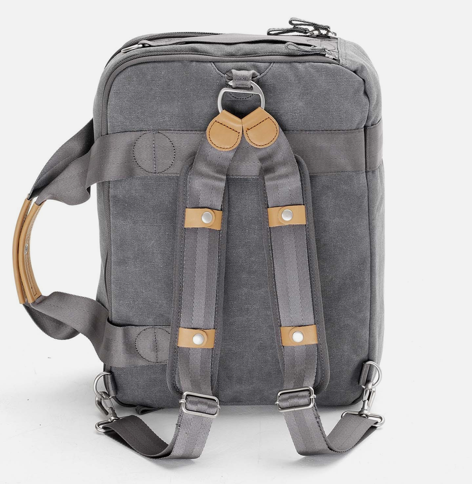 Qwstion Office Bag: Washed Grey