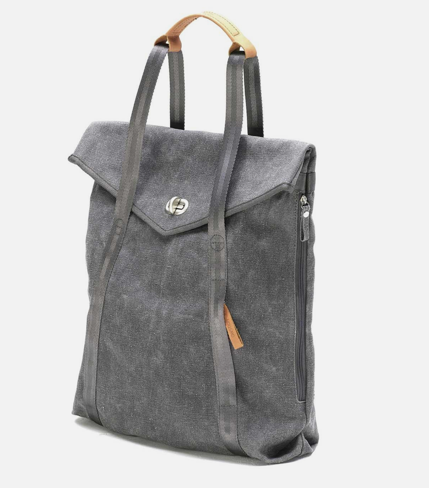 Qwstion Tote Bag: Washed Grey