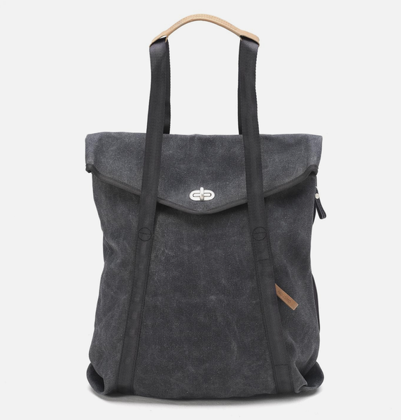 Qwstion Tote Bag: Washed Black