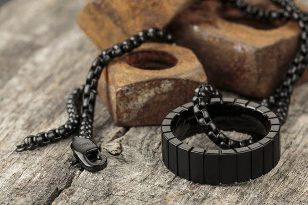 Vitaly Volfram Necklace  - Matte Black