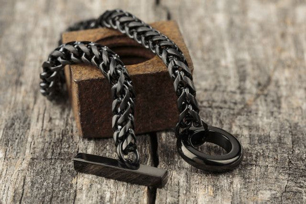 Vitaly Cirkel Bracelet - Matte Black