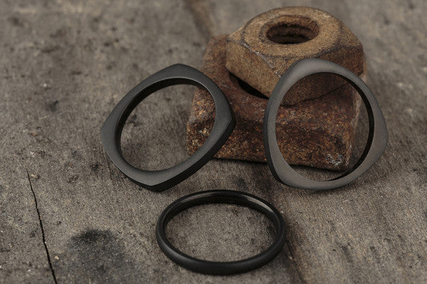 Vitaly Shapes Ring - Matte Black