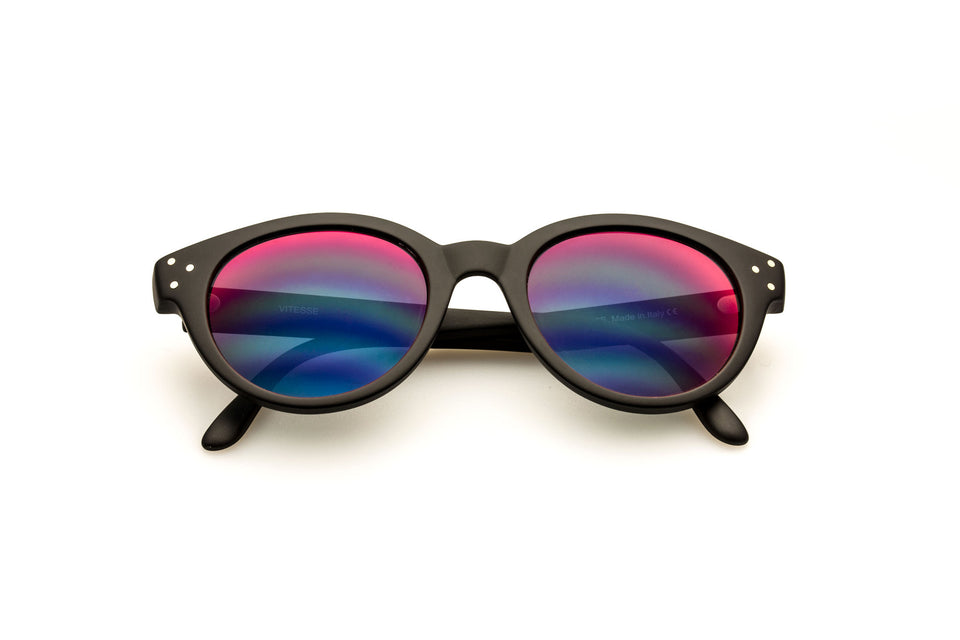 Spektre Vitesse Sunglasses: Matte Black/Red Mirror (VIT-A/5)