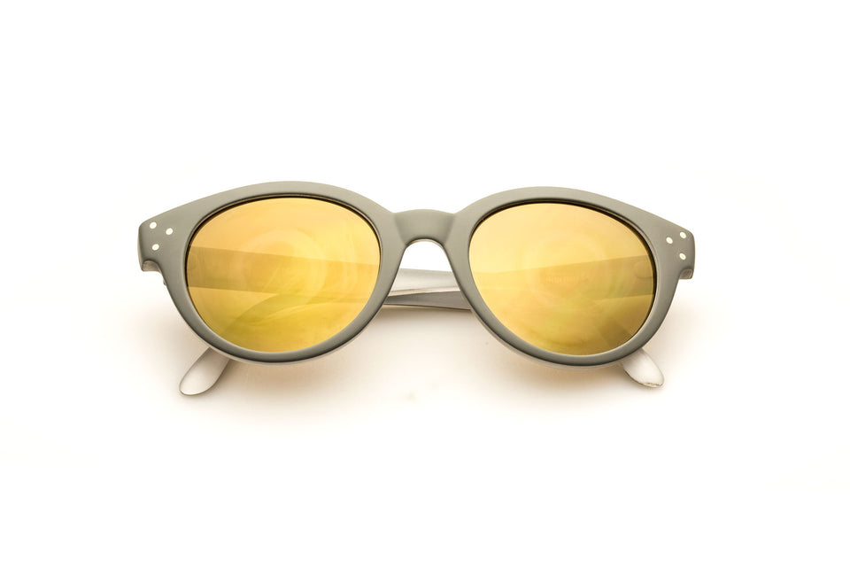 Spektre Vitesse Sunglasses: Matte Grey/Gold Mirror (VIT-G/1)