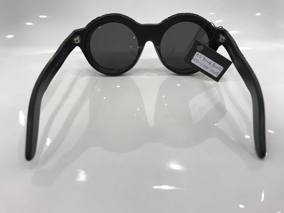 Kuboraum A2 Sunglasses - Silver Burnt Mask K0.01