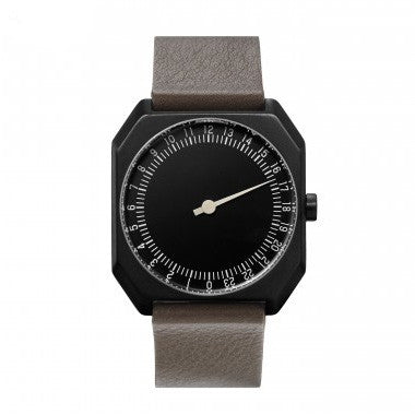 Slow Jo 11: Taupe Leather / Black Dial