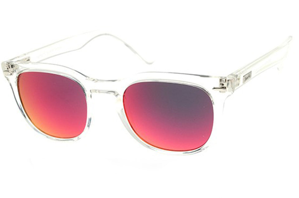 Spektre MeMento Audere Semper Sunglasses: Transparent/Red Mirror (MAS-B/4)