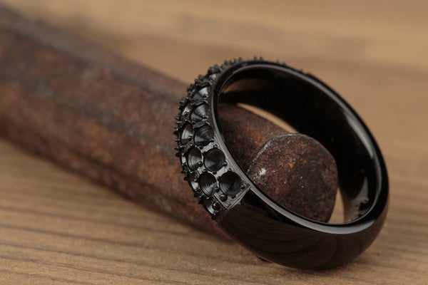 Vitaly Anti-Stone Ring - Black