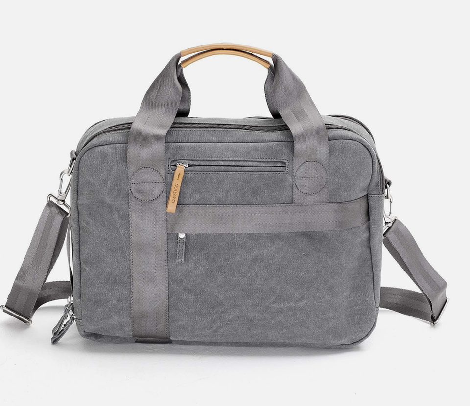 Qwstion Office Bag: Washed Grey