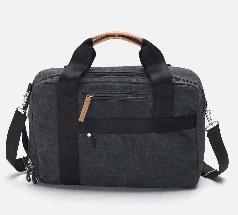 Qwstion Office Bag: Washed Black