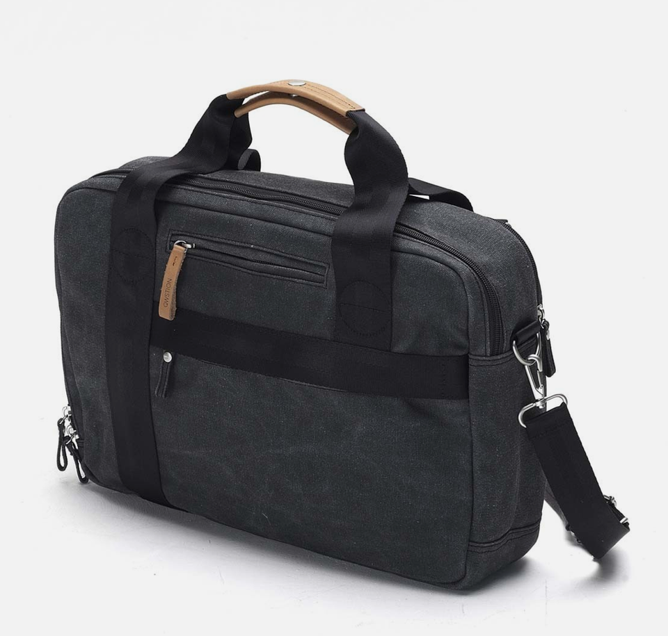 Qwstion Office Bag: Washed Black