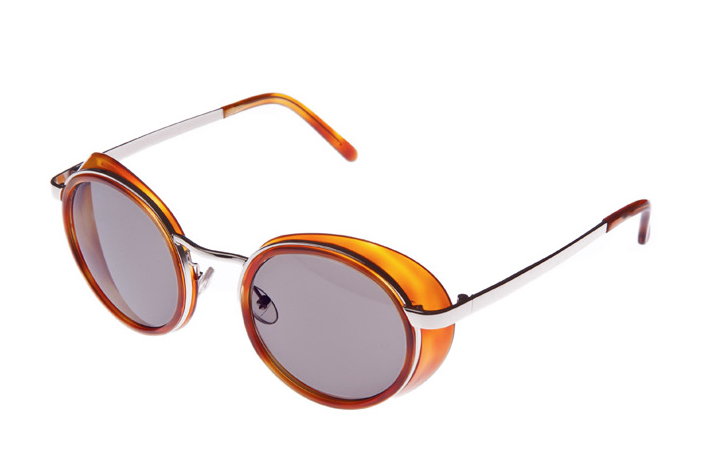 Conservatoire Contempo 404 Sunglasses: Silver/Light Orange