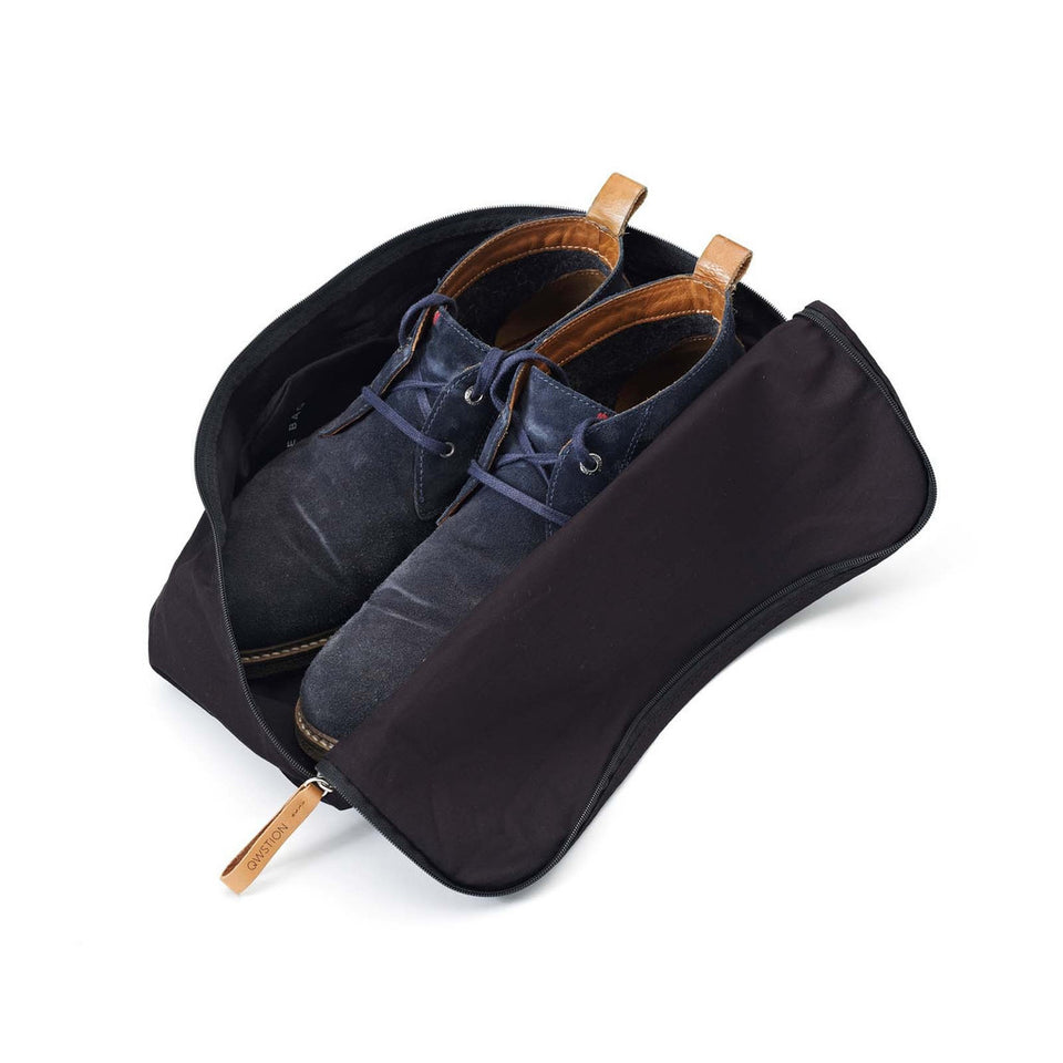 Qwstion Shoe Bag: Washed Black