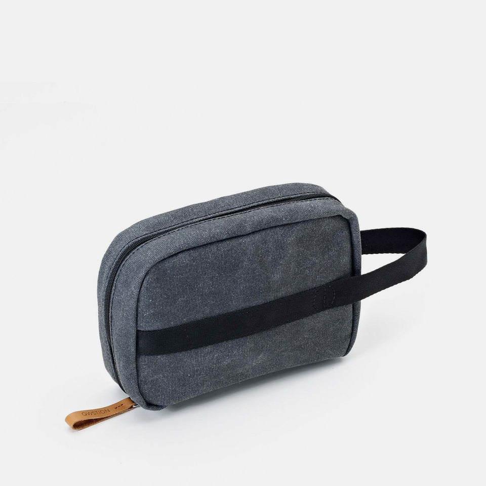 Qwstion Toiletry Kit: Washed Black