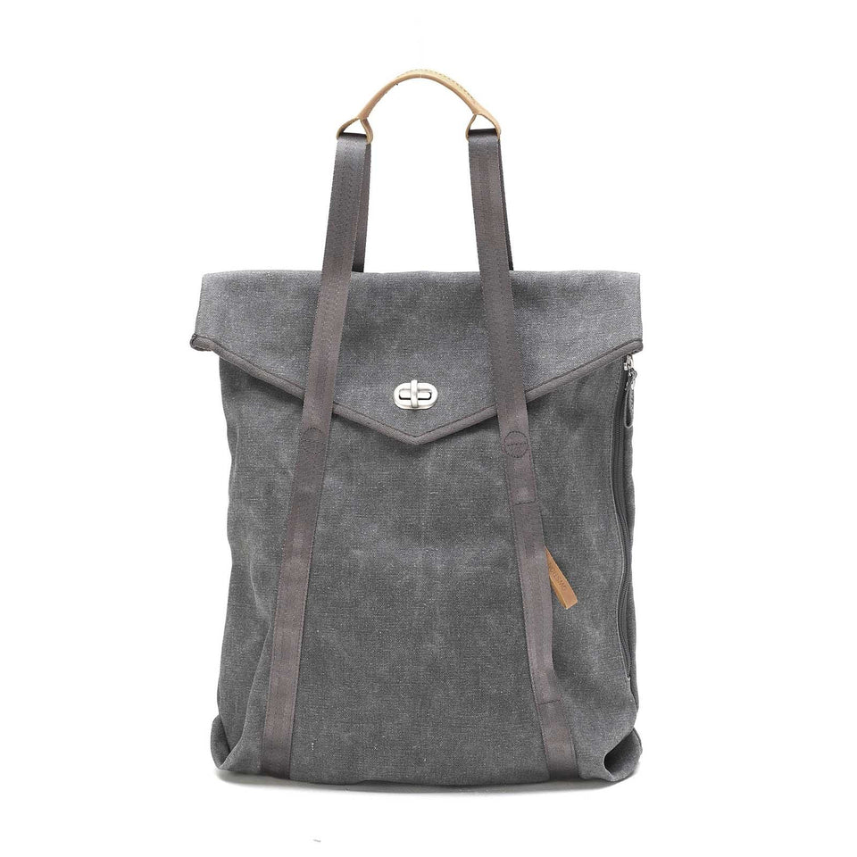 Qwstion Tote Bag: Washed Grey