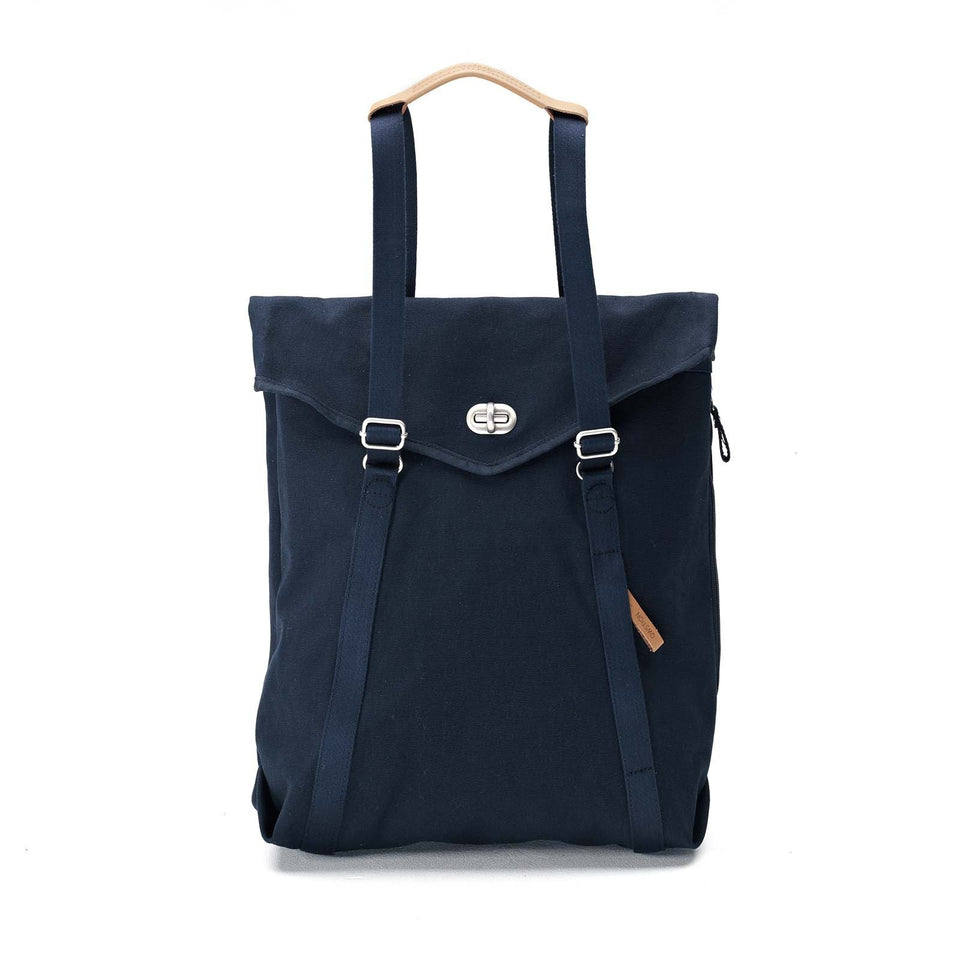 Qwstion Tote: Organic Navy
