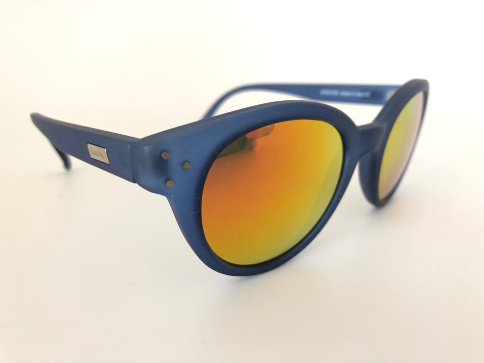Spektre Vitesse Sunglasses: Matte Blue/Orange Mirror (VIT-B/1)