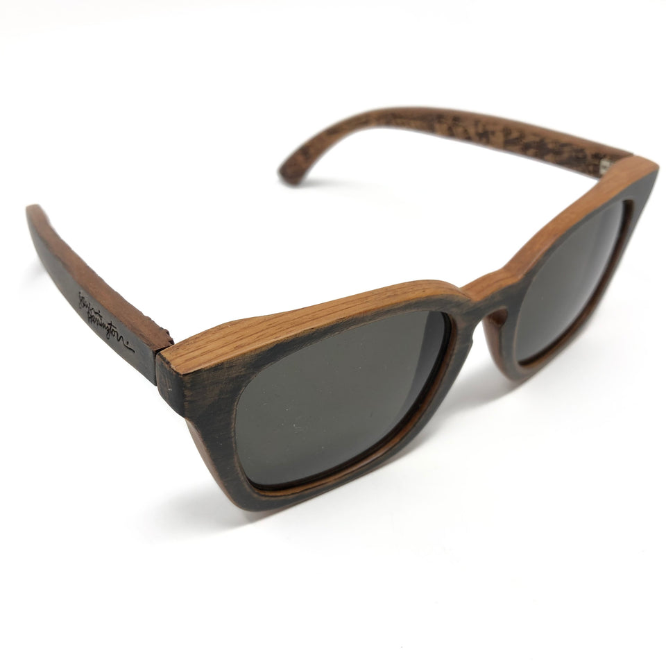 Waiting for the Sun Wood Carving Sunglasses